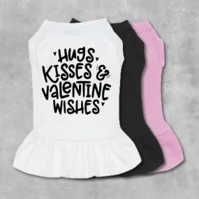 Hugs kisses & Valentines Wishes Pet Dress