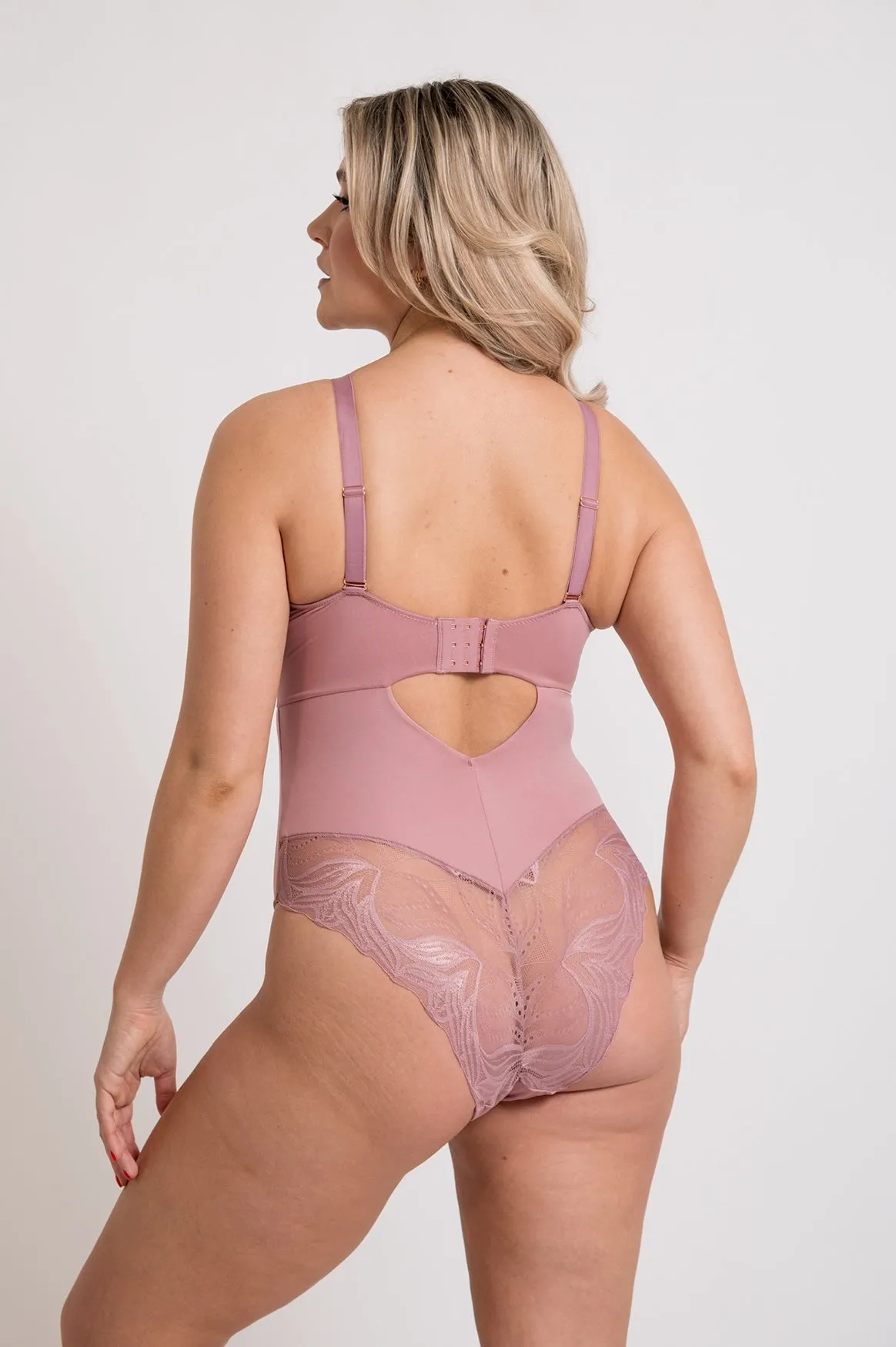 Indulgence bodysuit - ash rose