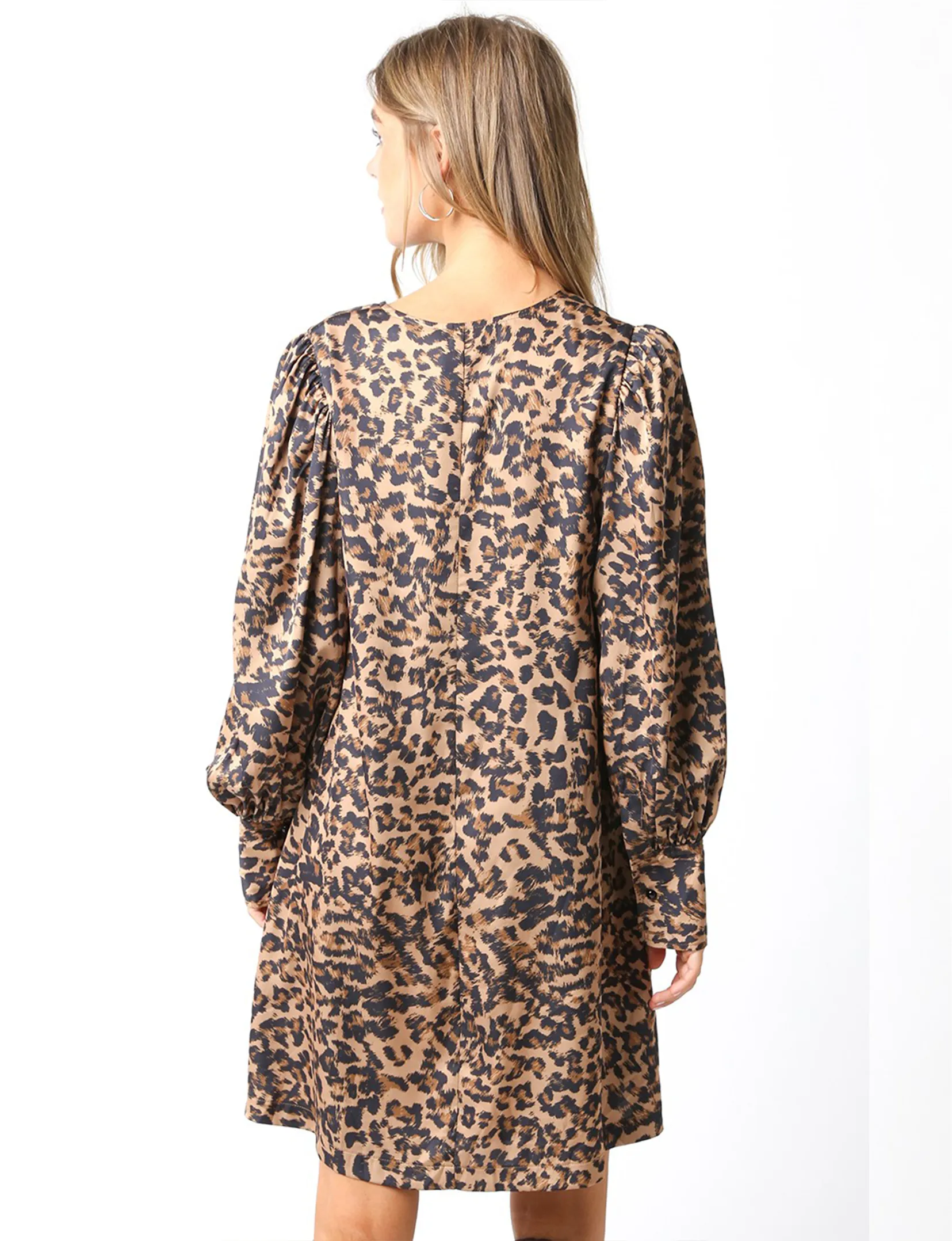 Jackie Dress, Leopard