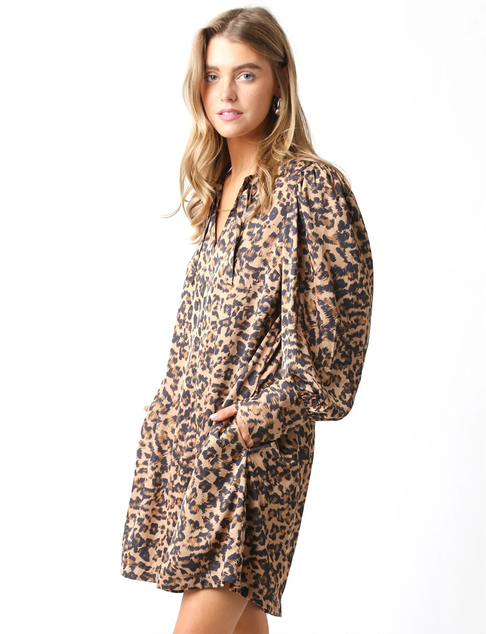 Jackie Dress, Leopard