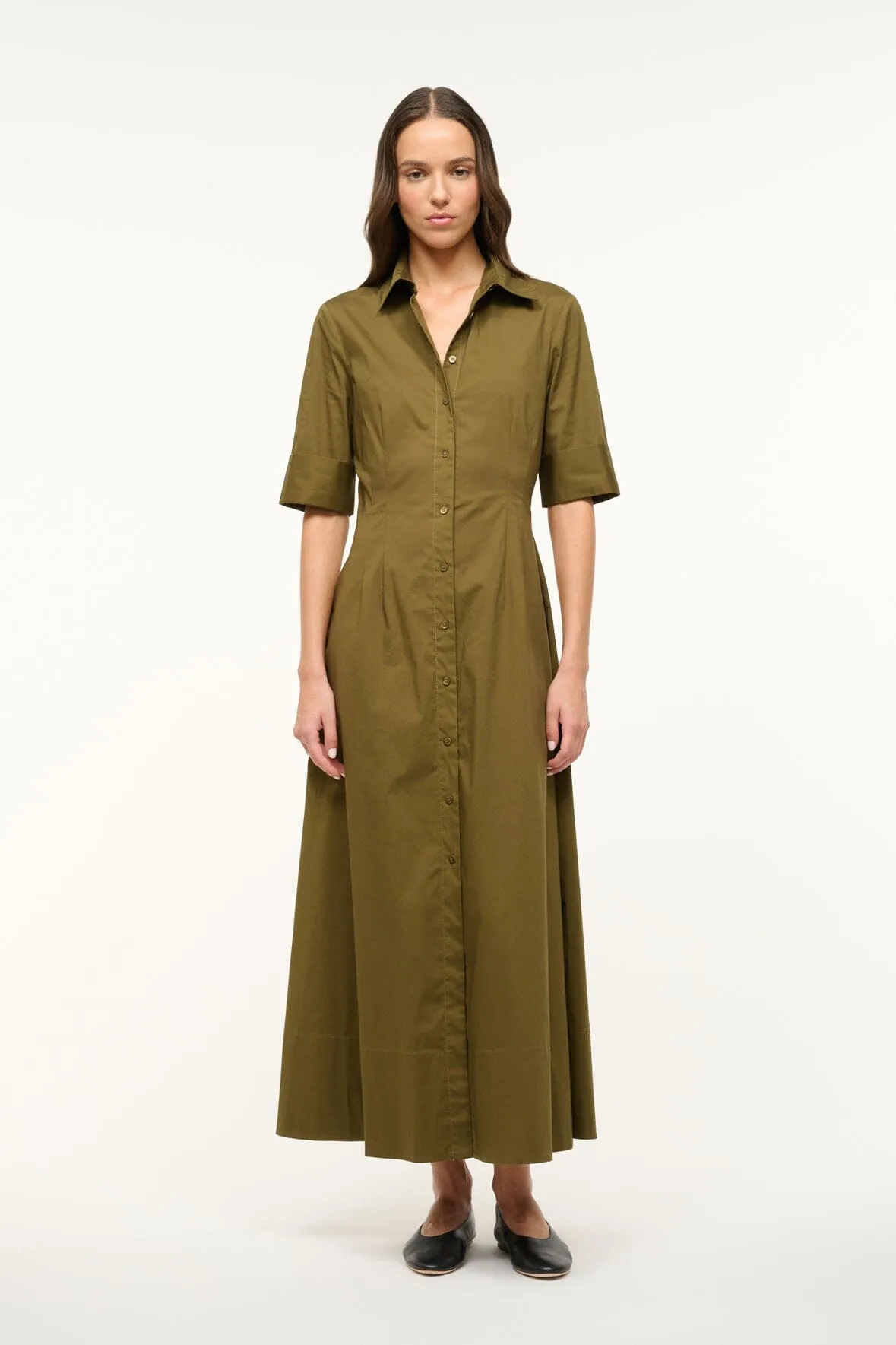 JOAN MAXI DRESS | SERGEANT GREEN