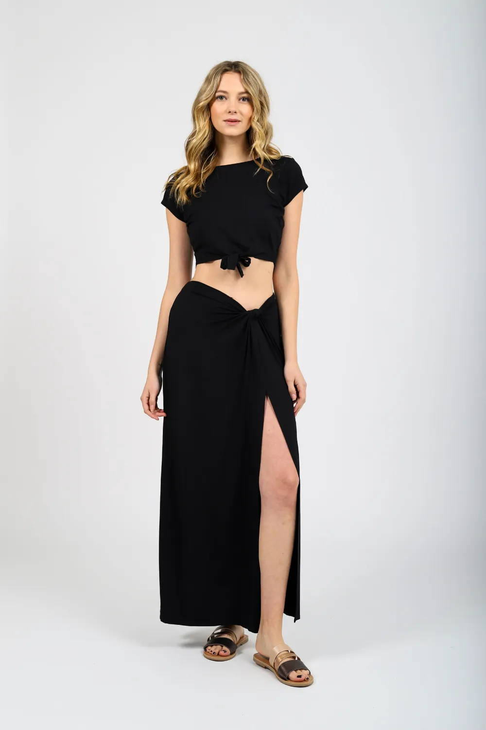 Koy Laguna Knotted Maxi Skirt