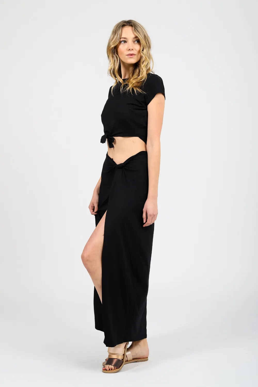 Koy Laguna Knotted Maxi Skirt