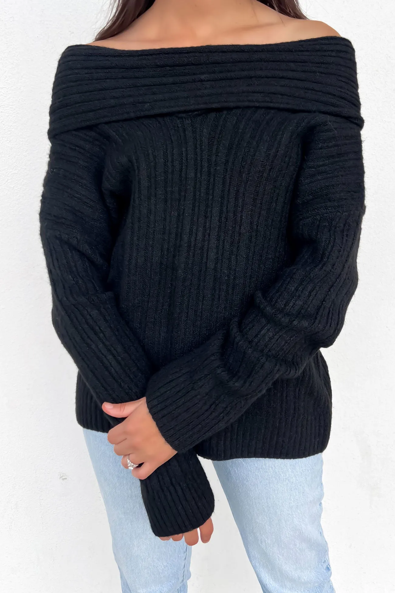 Kristina Knit Jumper Black