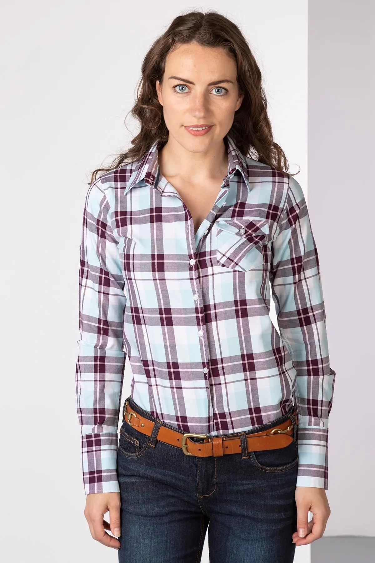 Ladies Hannah Country Check Shirt - Sally