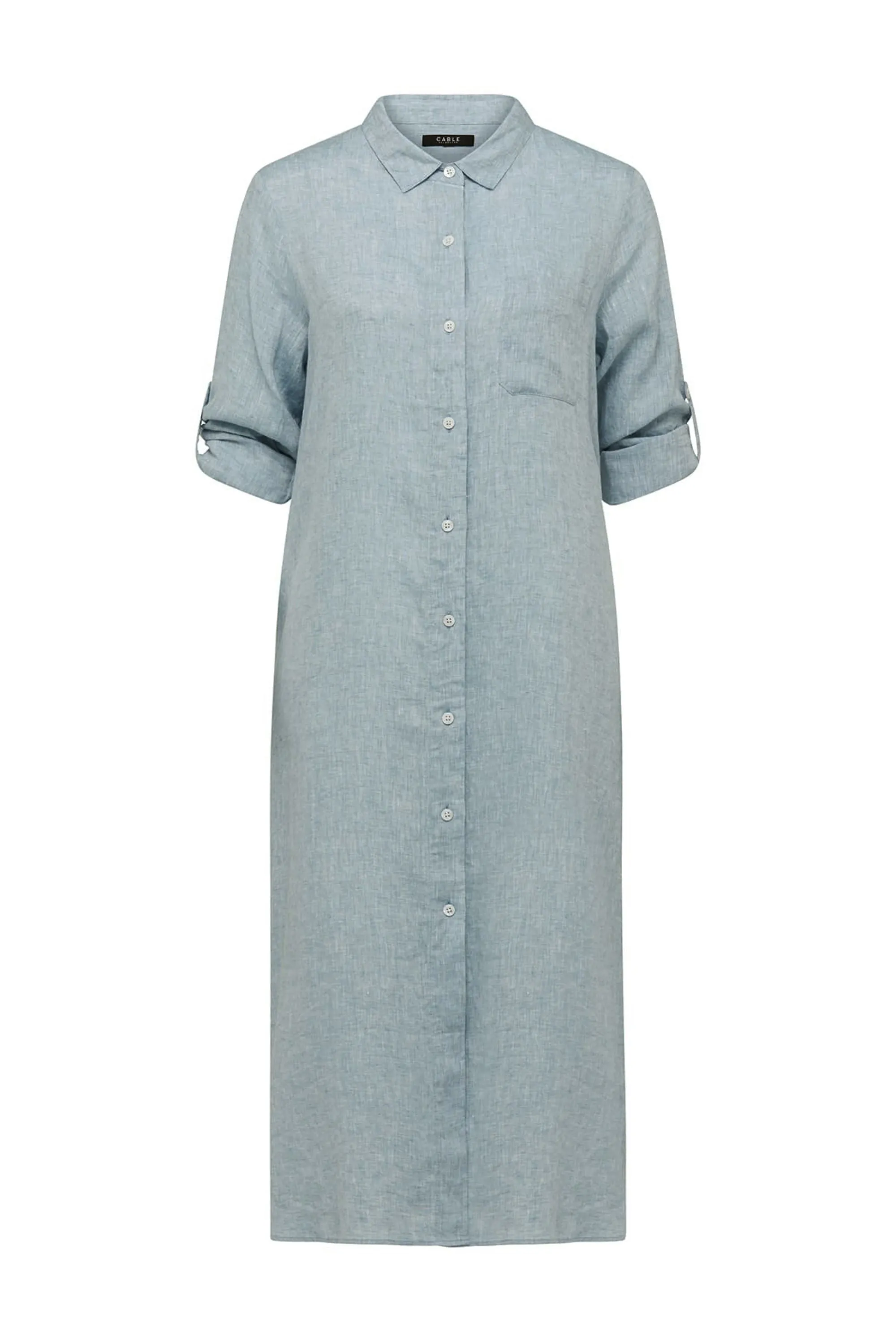 LINEN SHIRT DRESS - CSS24525