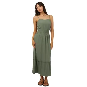 Luxe Linen Maxi Dress - Womens