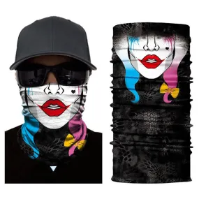 Magic Scarf-Balaclava for Neck / Ghost Skull Face Cover / Biker Bandanas Headwear #15