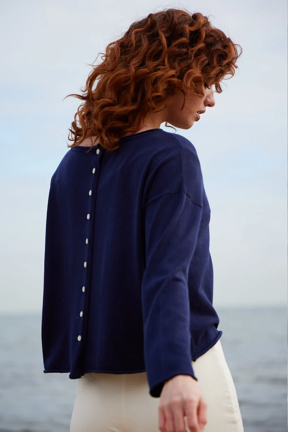 Malta Reversible Button Cardi