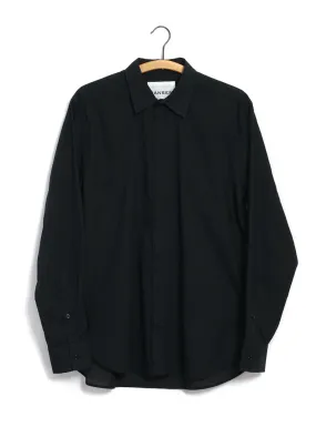 MATTHEUS 29-43-2 | Concealed Placket Shirt | Black