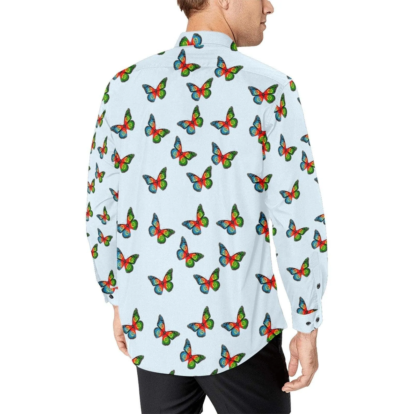 Men Butterfly Shirt ER2