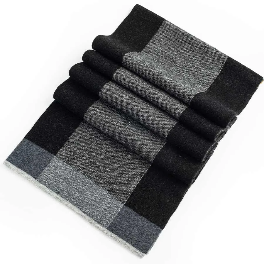 Mens Ilmio Wool Knit Scarf #04