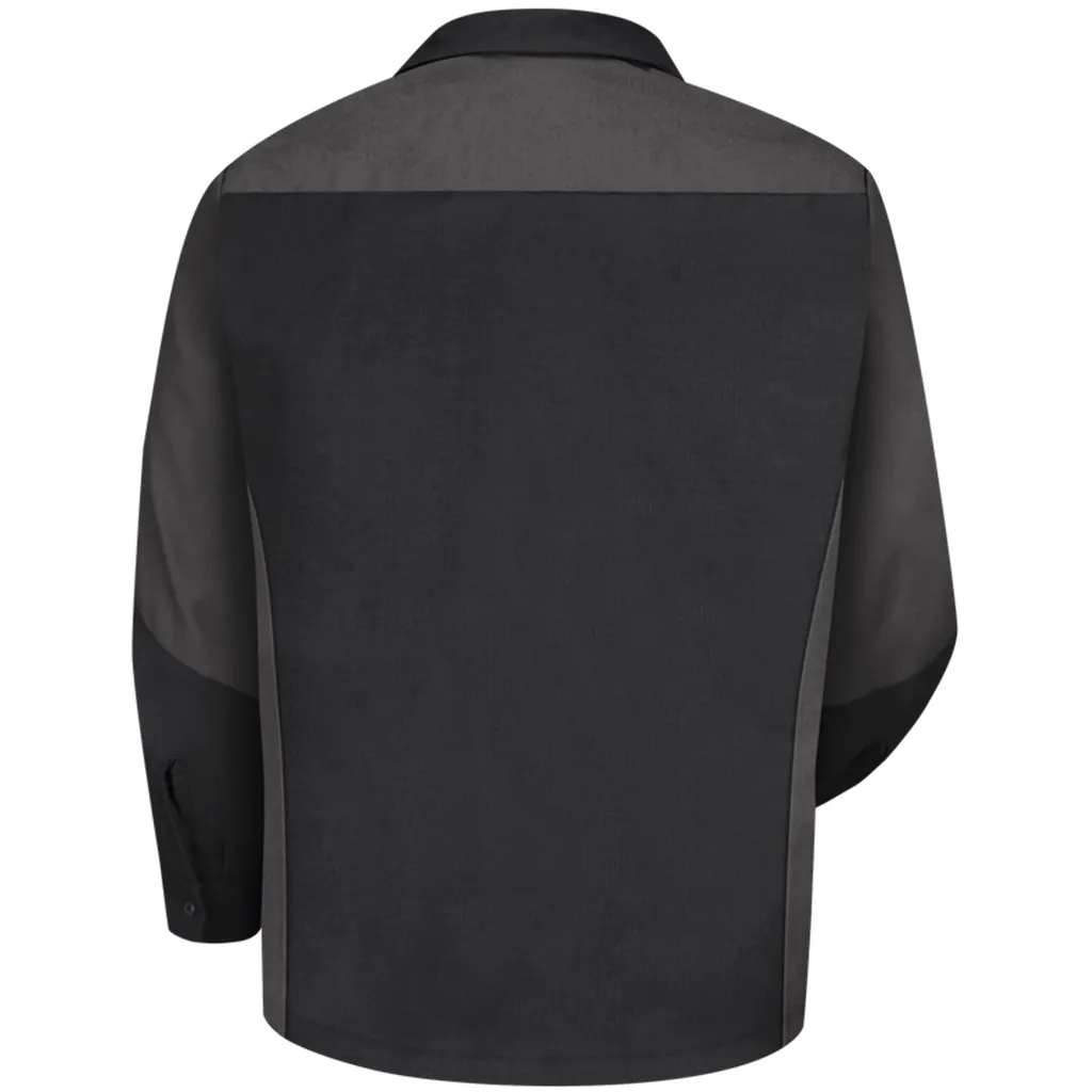 Men's Long Sleeve Two-Tone Crew Shirt