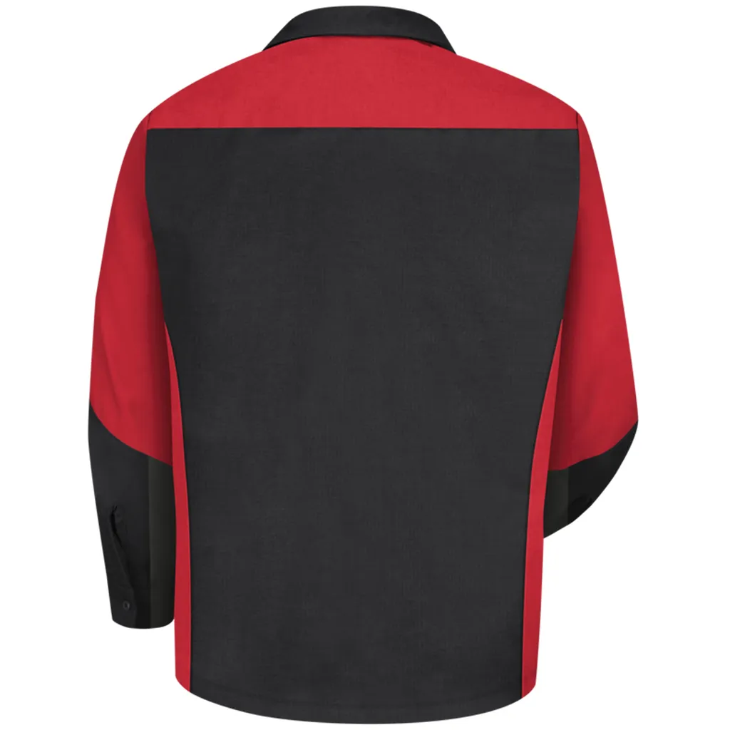 Men's Long Sleeve Two-Tone Crew Shirt