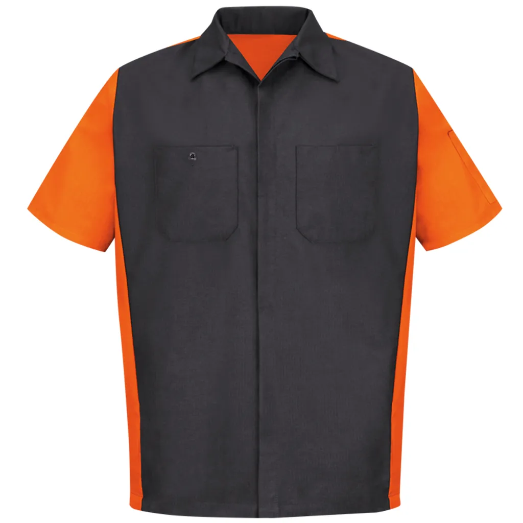 Men's Short Sleeve Two-Tone Crew Shirt