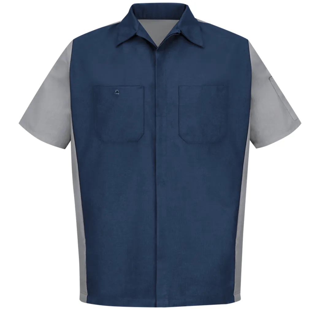 Men's Short Sleeve Two-Tone Crew Shirt