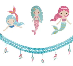 Mermaid Garland 6 Piece Party Decoration