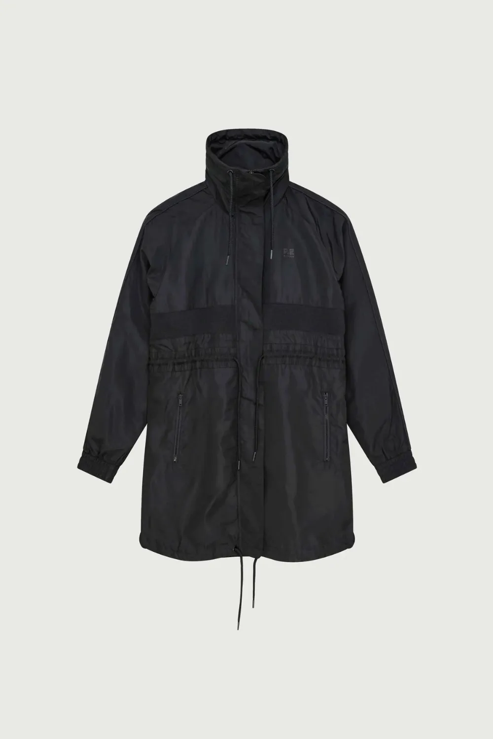 Mid Length Man Down Jacket| Black