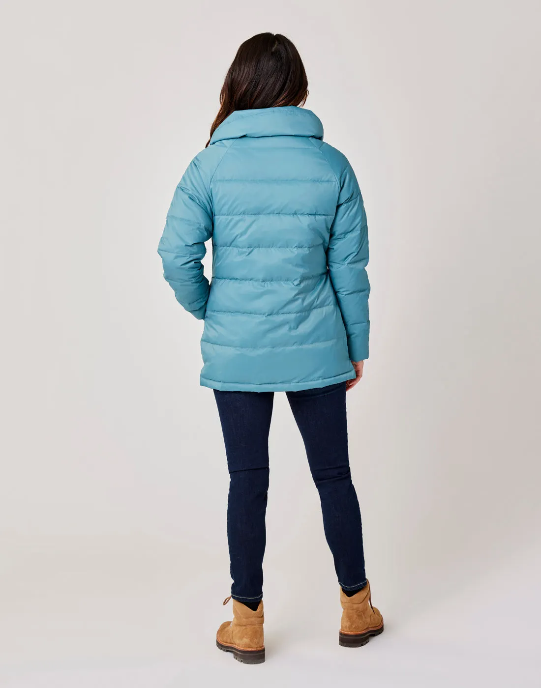 Minxy Down Jacket: Hydro - FINAL SALE