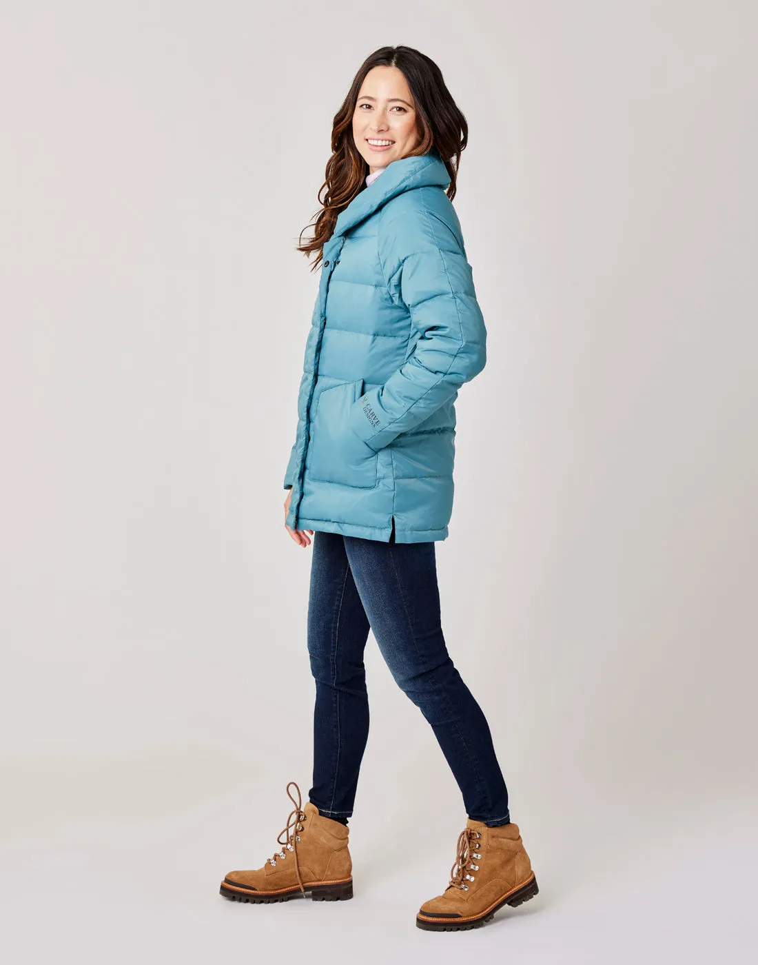 Minxy Down Jacket: Hydro - FINAL SALE