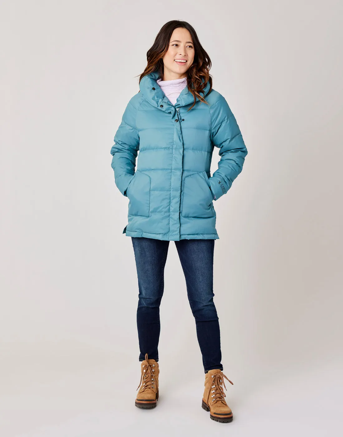 Minxy Down Jacket: Hydro - FINAL SALE