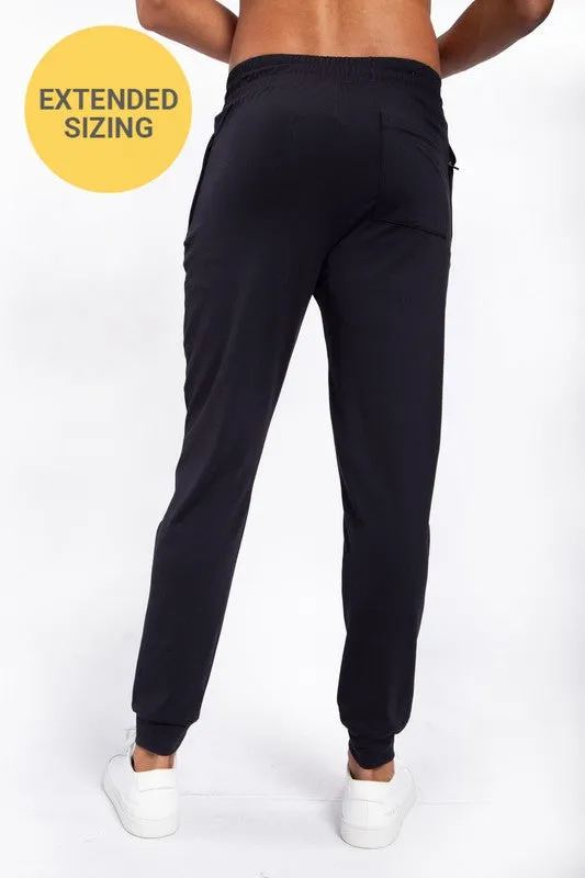 MONO B MEN- PLUS Joggers with Zipper Pockets