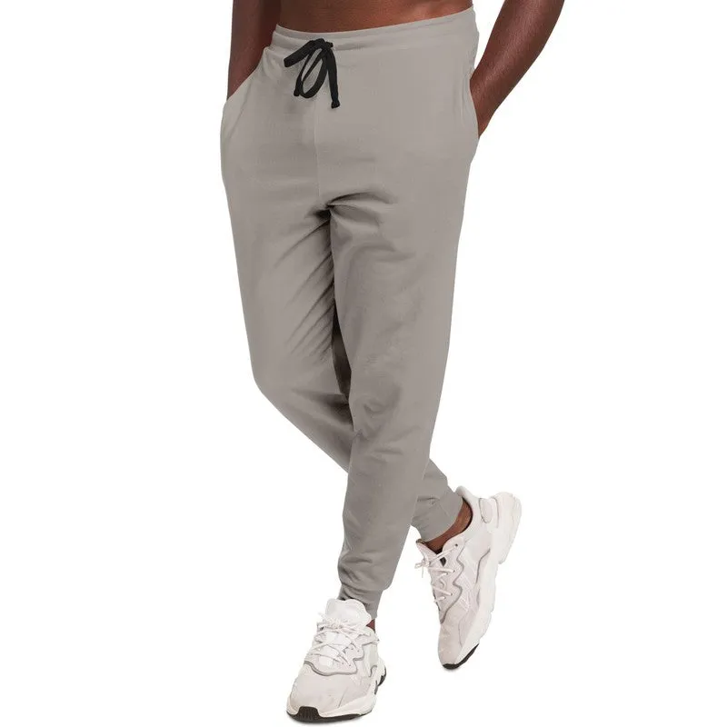 Muted Brown Joggers | Unisex | with PLUS sizes | Muted Pale Brown | C30M30Y30K0