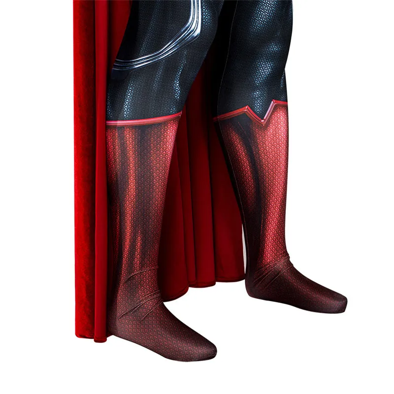 New Superman Cosplay Costume 2022 Man of Steel Superhero Jumpsuit Bodysuit