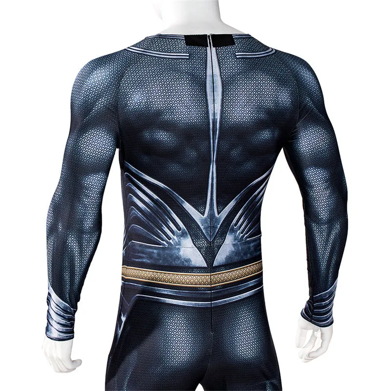 New Superman Cosplay Costume 2022 Man of Steel Superhero Jumpsuit Bodysuit