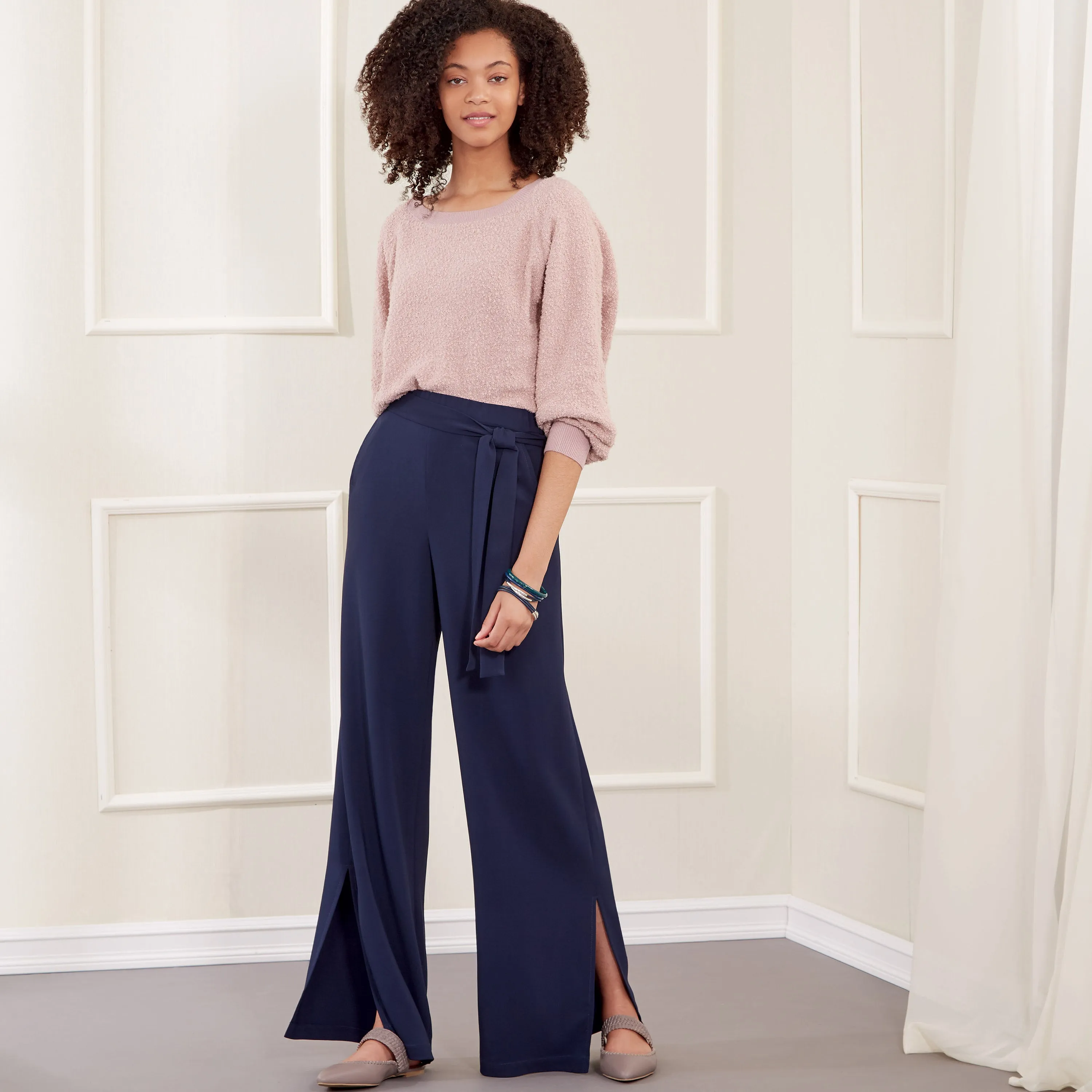 Newlook Pattern N6691 Misses' Slim Or Flared Pants