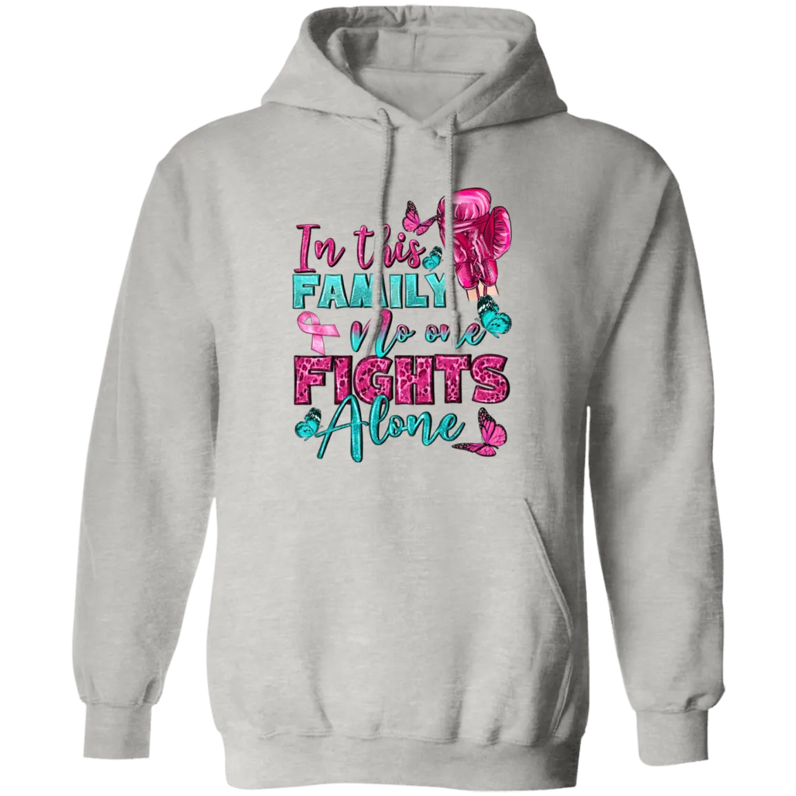 No One Fights Alone  Pullover Hoodie