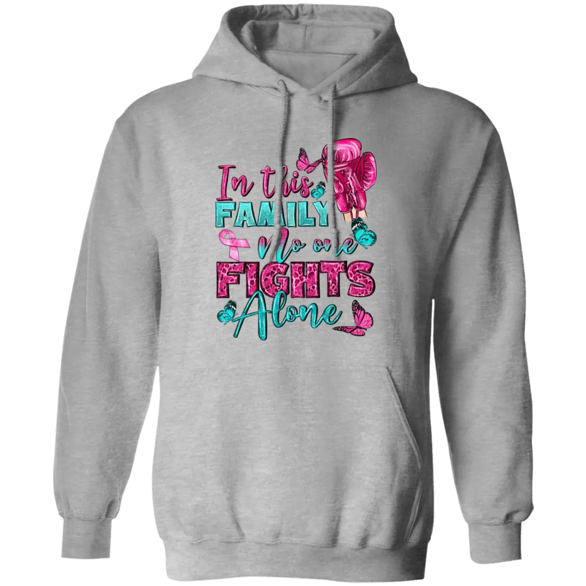 No One Fights Alone  Pullover Hoodie