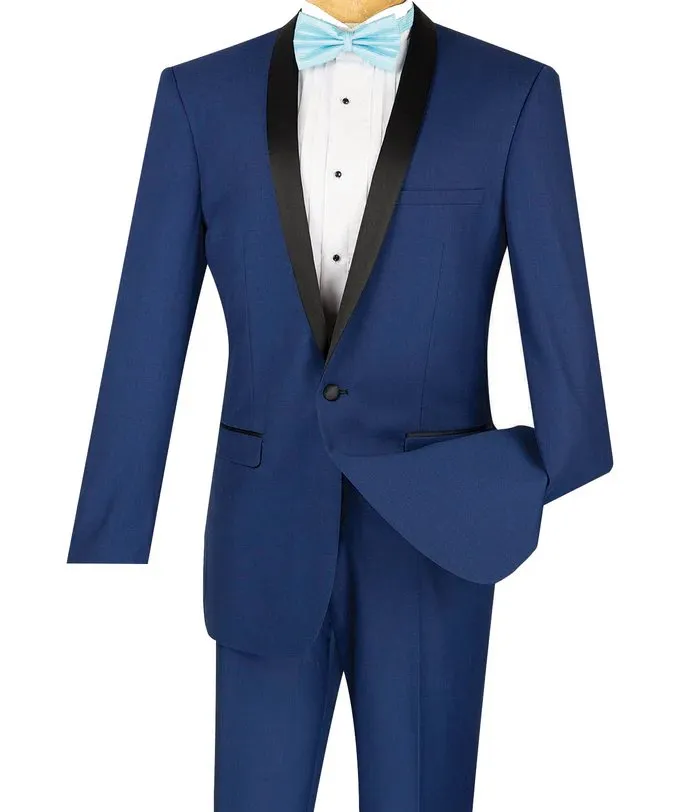 Online Tuxedo Rental -  Different Tuxedo Colors Styles - Classic  1 Button Tuxedo in 8 Colors