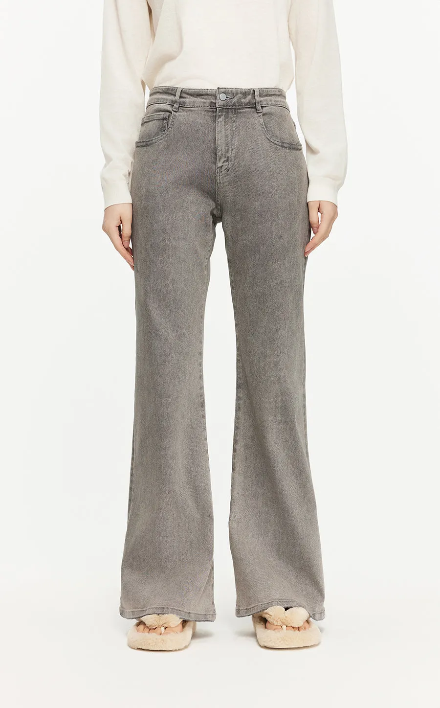 Pants/JNBY Flared Denim Pants