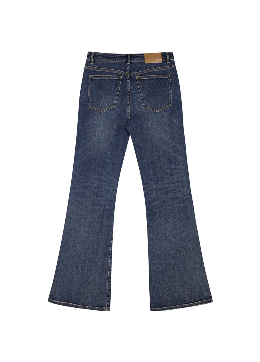 Pants/JNBY Flared Denim Pants