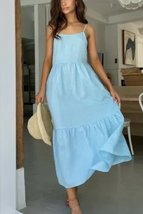 Pastel Blue Relaxed Dress