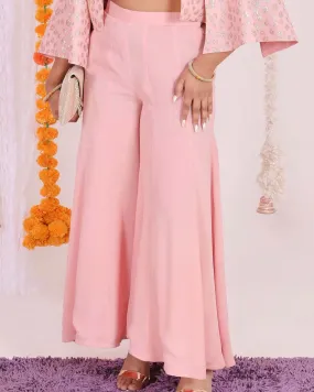 Peach Flared Pants