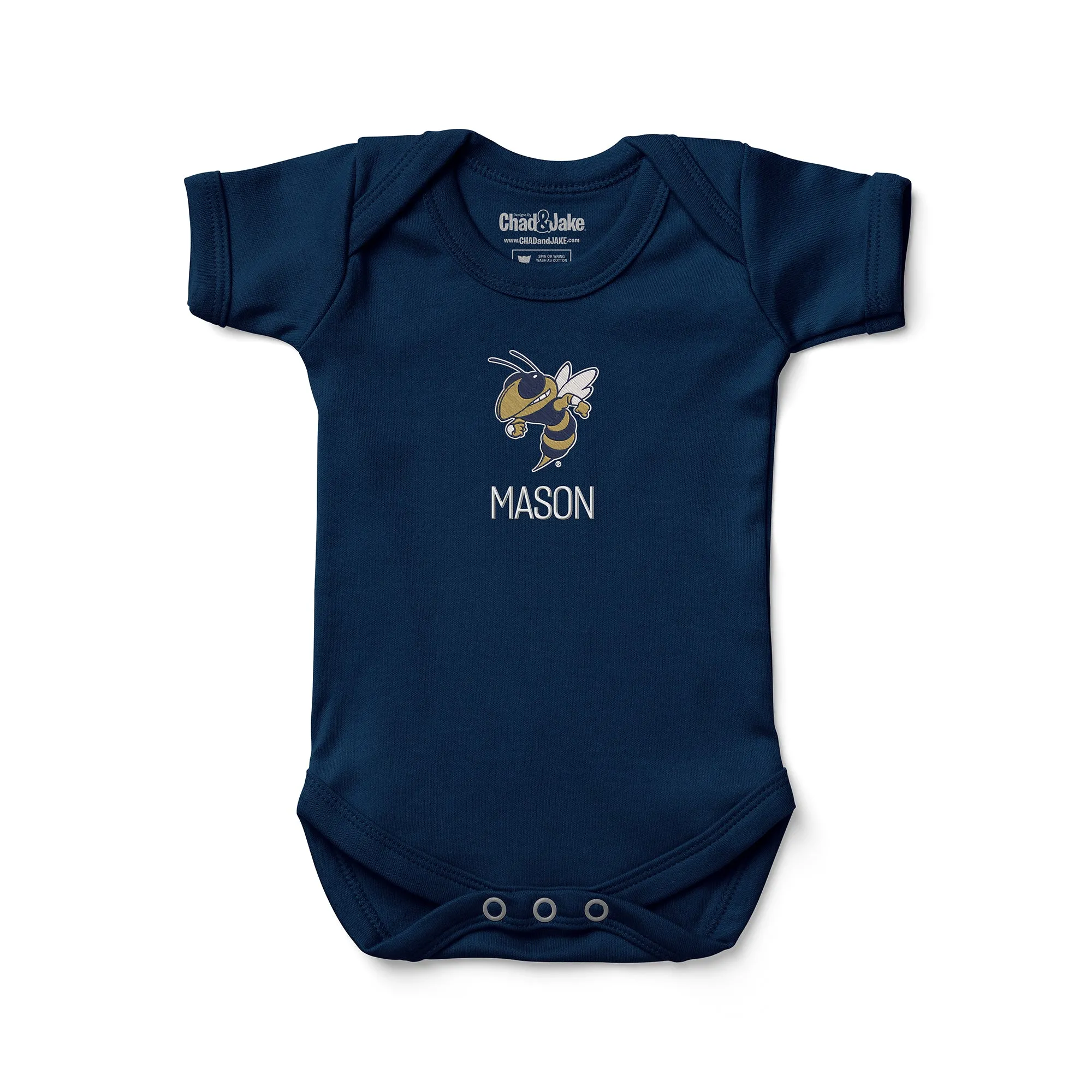 Personalized Georgia Tech Yellow Jackets Buzz Bodysuit