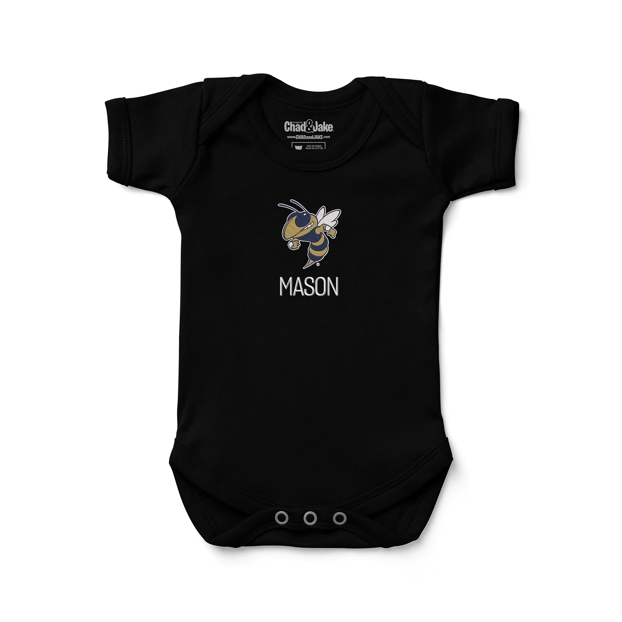 Personalized Georgia Tech Yellow Jackets Buzz Bodysuit