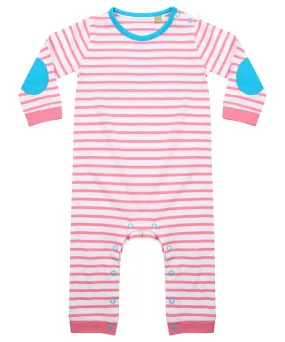 Pink/White - Striped bodysuit