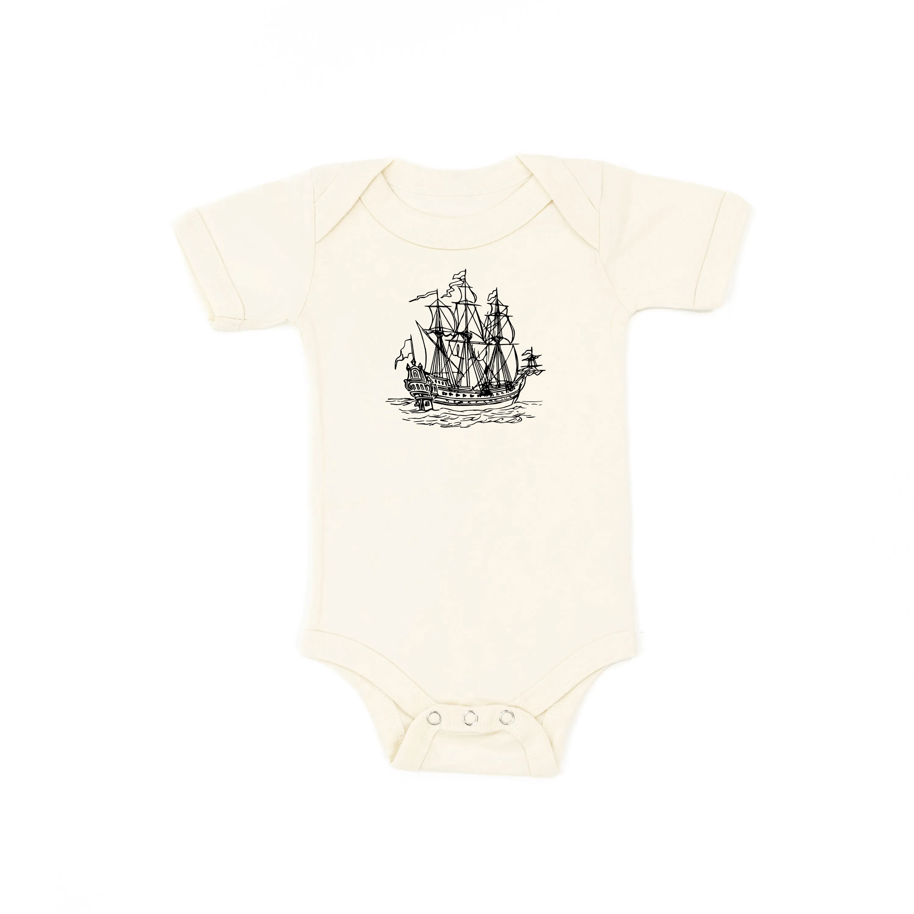 PIRATE SHIP - Minimalist Design - Short Sleeve Child Shirt