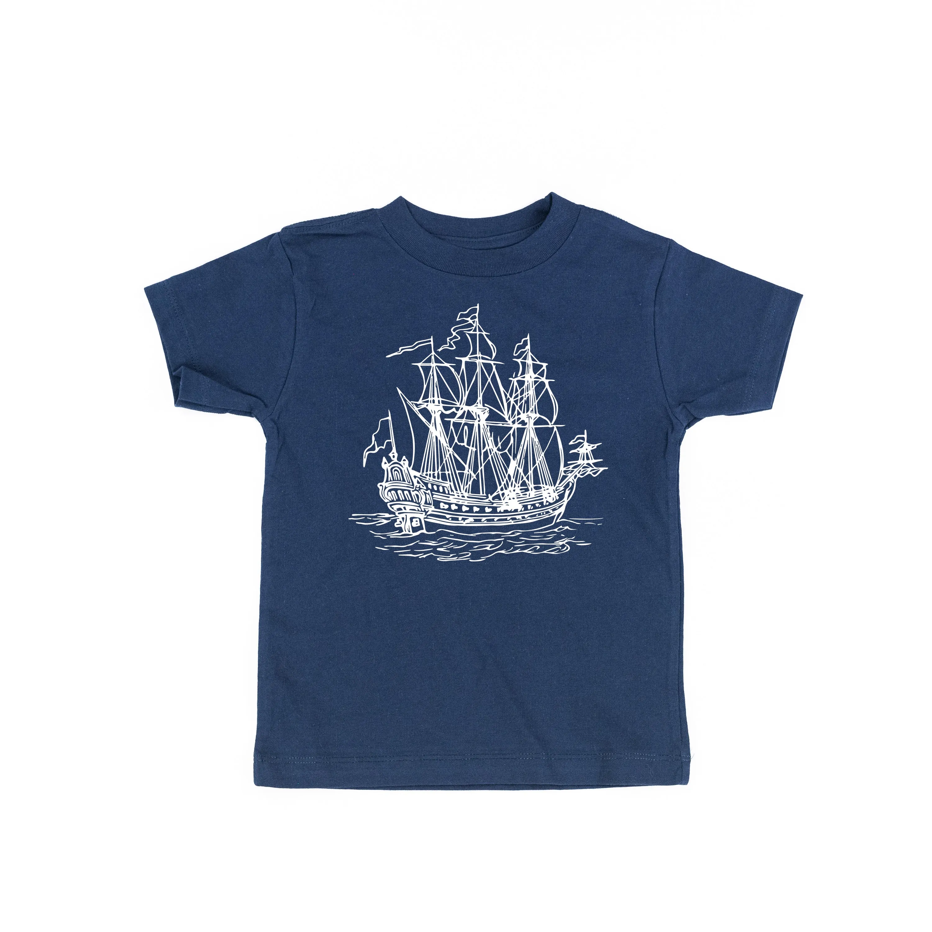 PIRATE SHIP - Minimalist Design - Short Sleeve Child Shirt