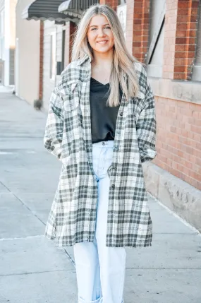 Plaid Trench Shacket