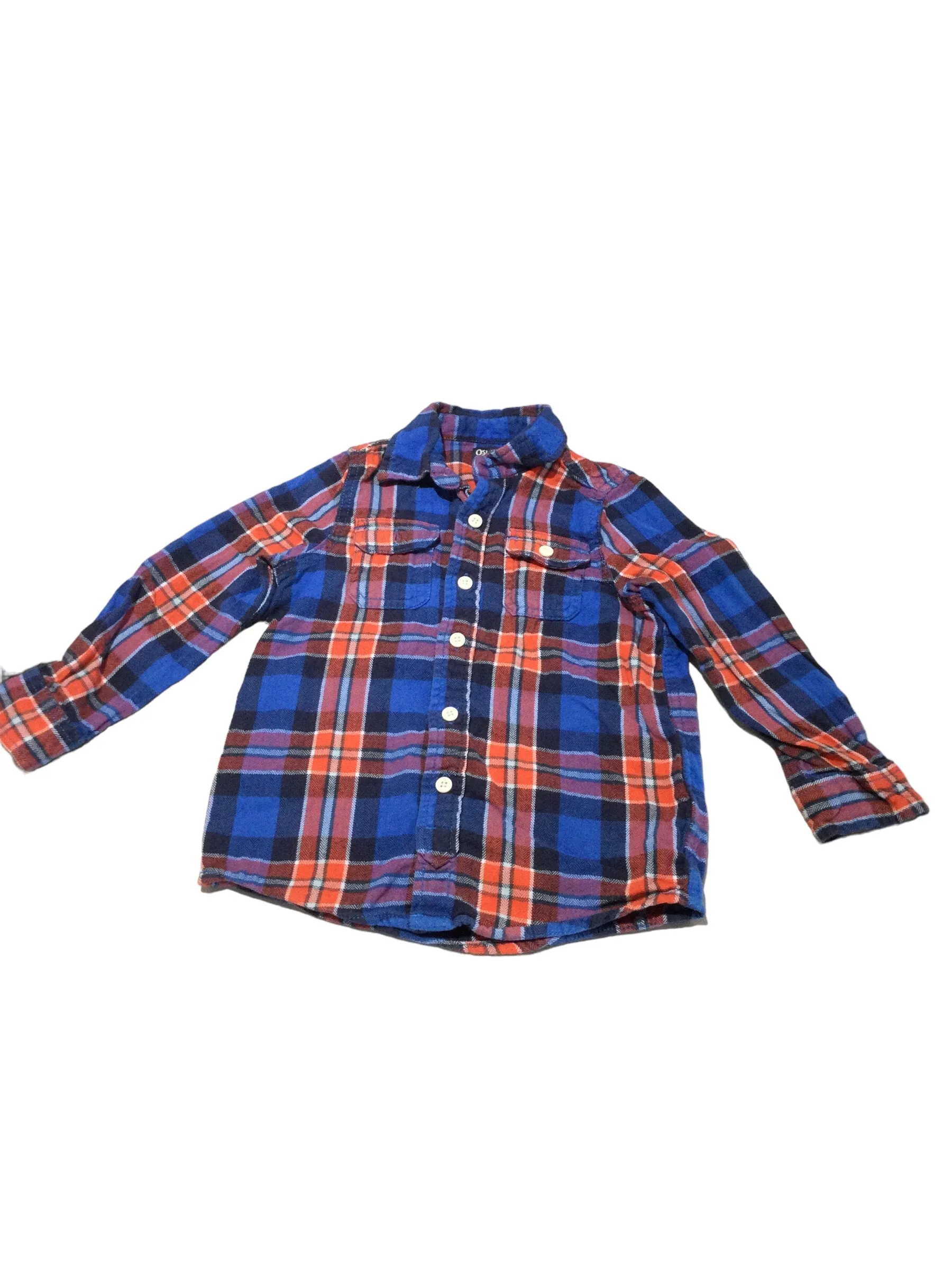 Plaid Wool Dress Shirt, size 5T