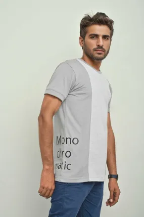 Polo Republica Men's Mono Chromatic Printed Short Sleeve Tee Shirt