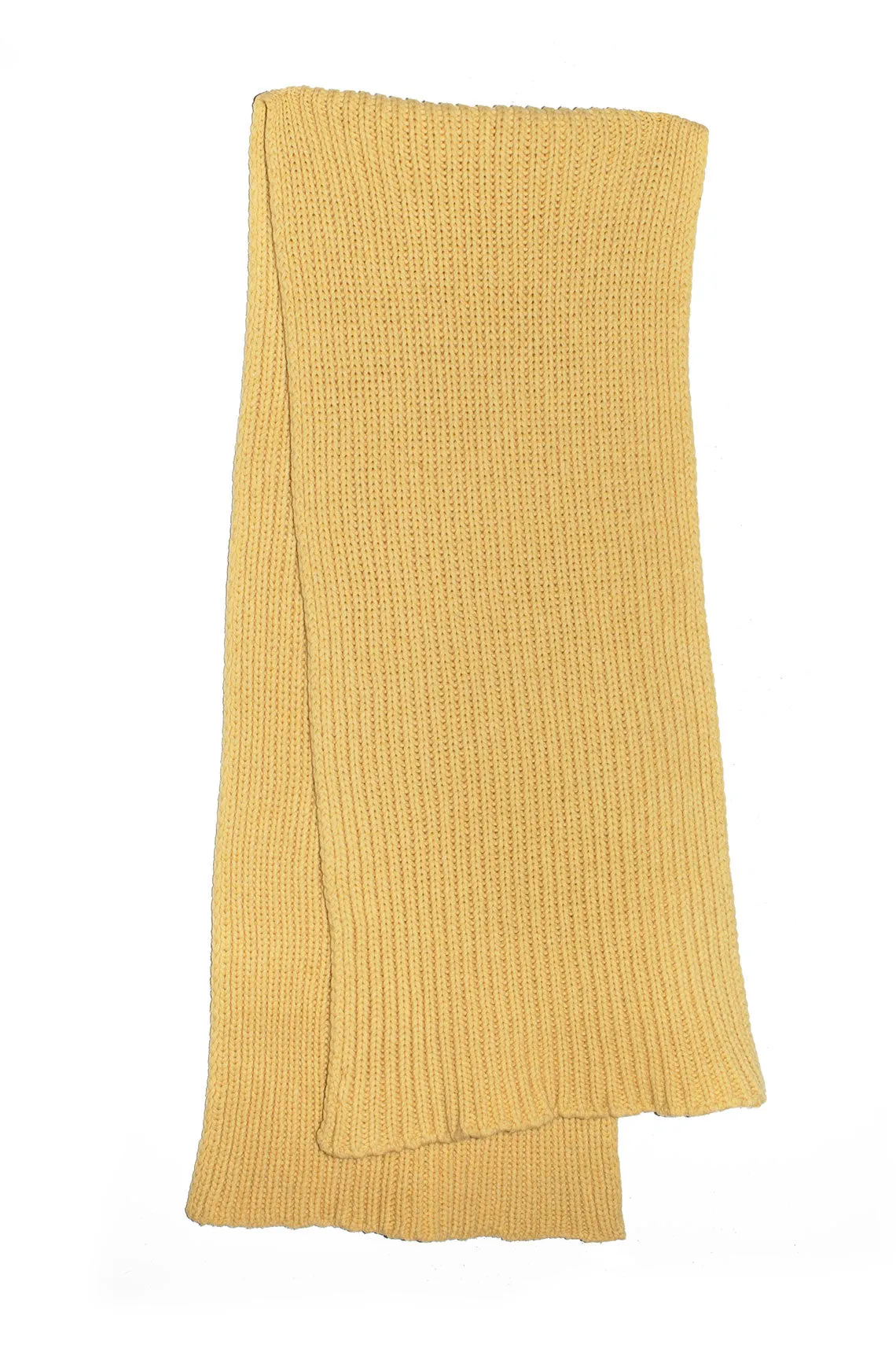 Polv Yellow Recycled Wool Scarf