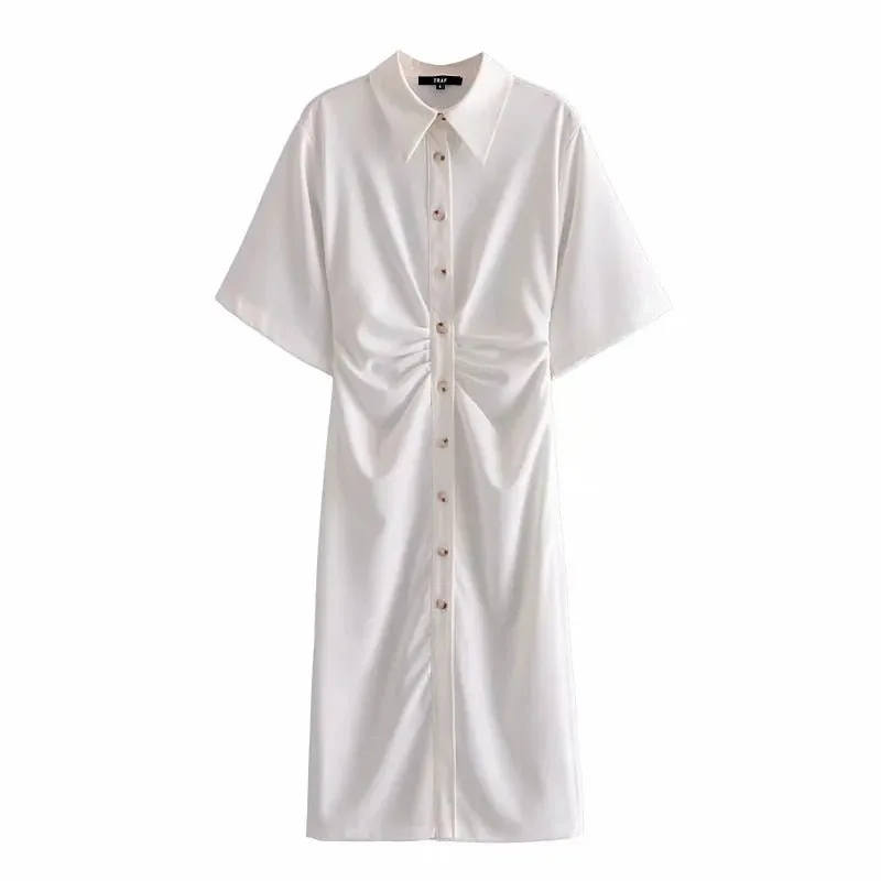 Pre Order:  Button Shirt Dress