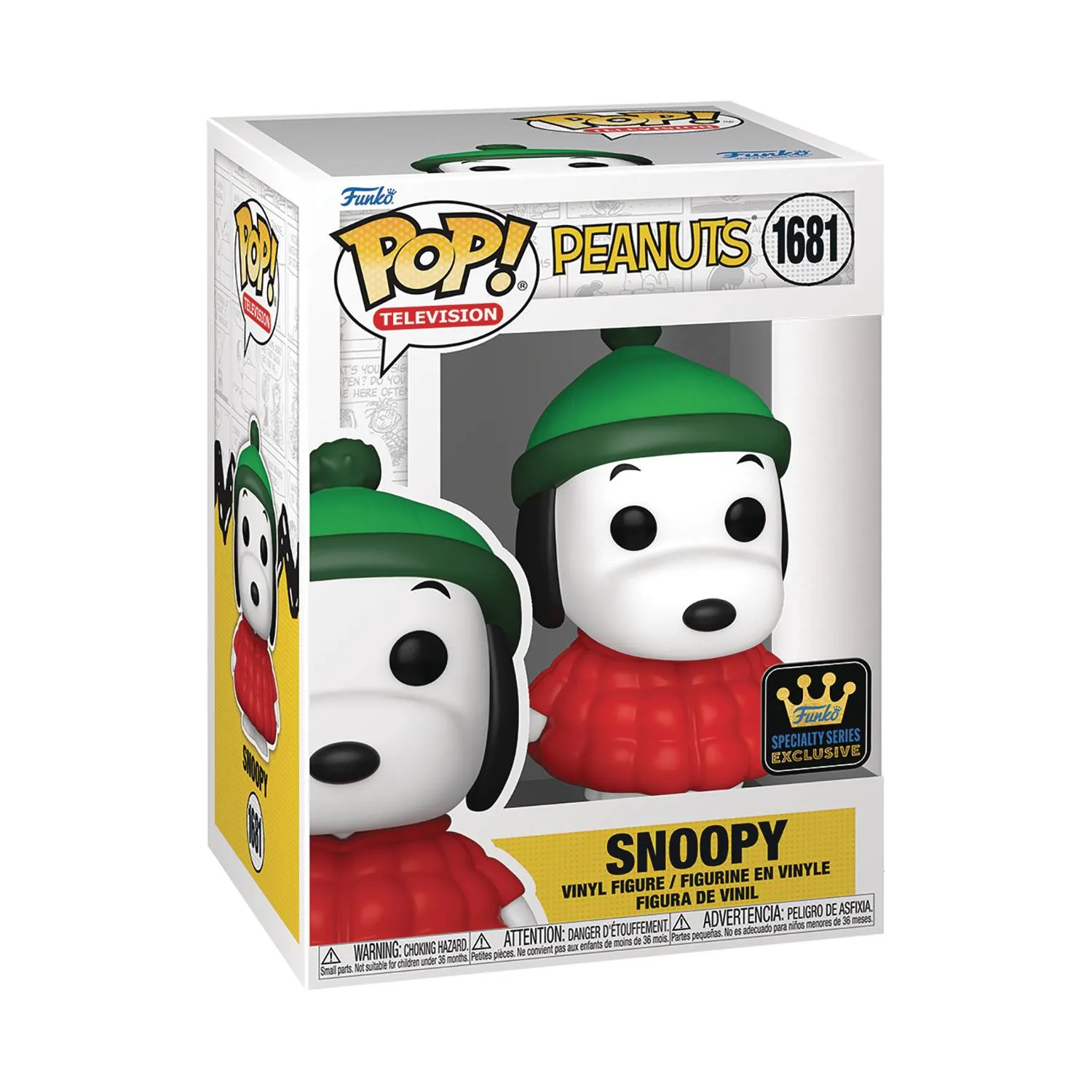 [Pre-Order] Funko Television Pop!: Peanuts - Snoopy in Coat - Specialty Series Exclusive