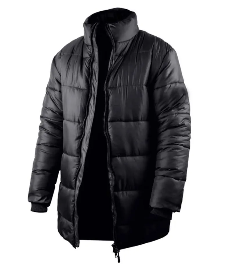 Premium Mens Black Down Puffer Jacket