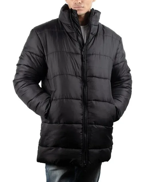 Premium Mens Black Down Puffer Jacket